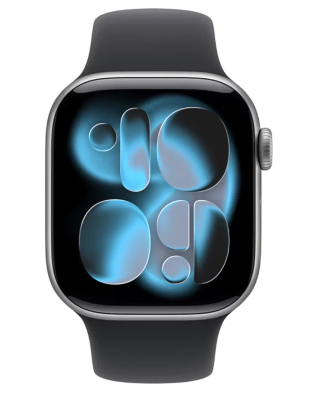 Apple Watch 11 series GPS 46mm with Space black Case and Black Sport Band